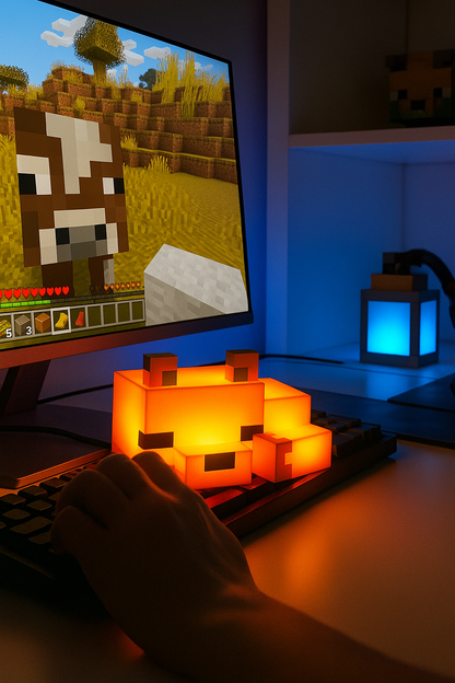 Minecraft Fox Lamp