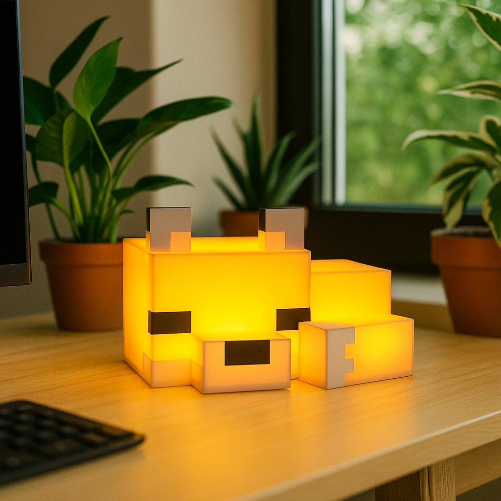 Minecraft Fox Lamp
